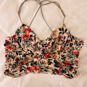 OUT FROM UNDER- urban outfitters floral bra top